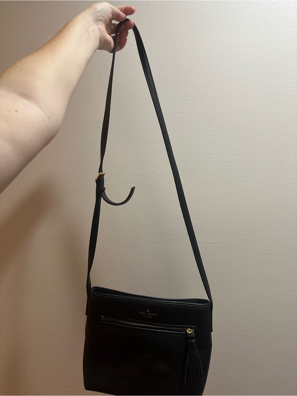Black Kate spade cross body